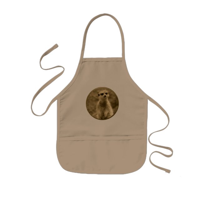 Golden Meerkat 2022 Coin, Kids Apron Barnförkläde (Framsidan)