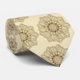 Golden Mehndi Snöre på Elfenbenskusten Bröllop Slips