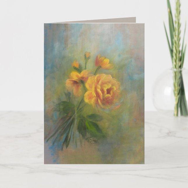 Golden Memories Tack Kort (Framsida)