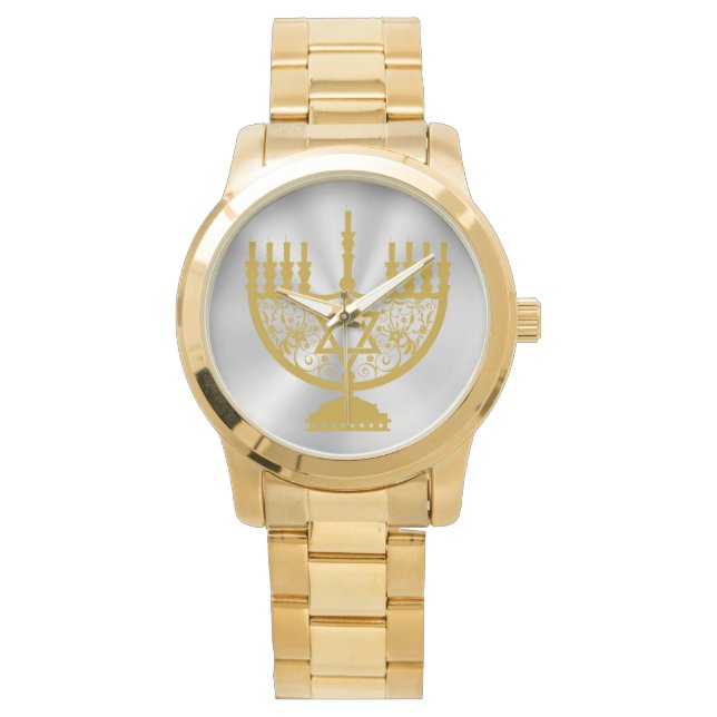 Golden Menorah Armbandsur (Framsida)