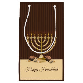 Golden Menorah Hanukkah