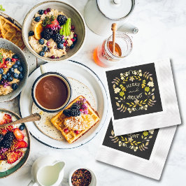 GOLDEN MERRY OCH BRIGHT personlig Pappersservett