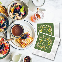 GOLDEN MERRY OCH BRIGHT personlig Pappersservett
