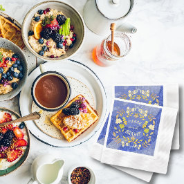 GOLDEN MERRY OCH BRIGHT personlig Pappersservett