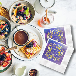 GOLDEN MERRY OCH BRIGHT personlig Pappersservett