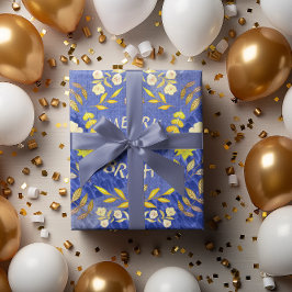 GOLDEN MERRY OCH BRIGHT personlig Presentpapper