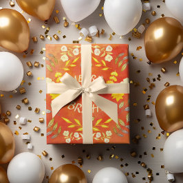 GOLDEN MERRY OCH BRIGHT personlig Presentpapper