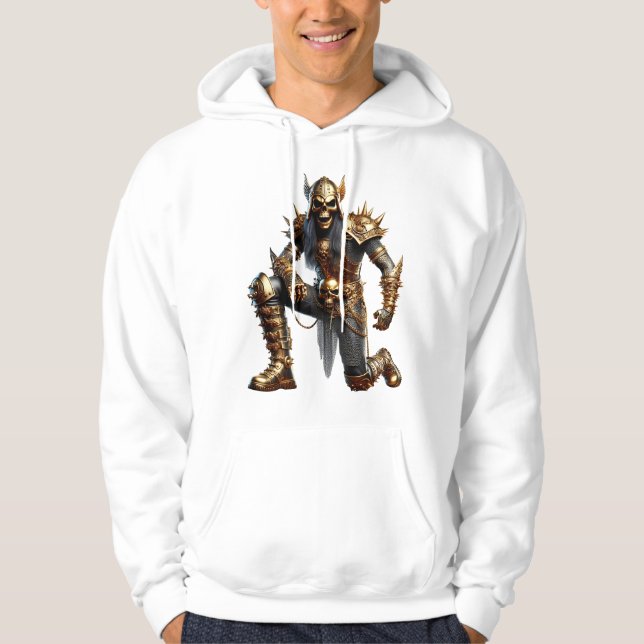 Golden Metal & Sting Man  Hoodie (Framsida)
