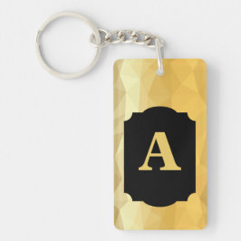 Golden Metallsvart anpassningsbar monogram