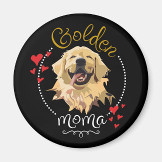 "Golden Moma: Fira Kärlek of Retrievers" Magnet