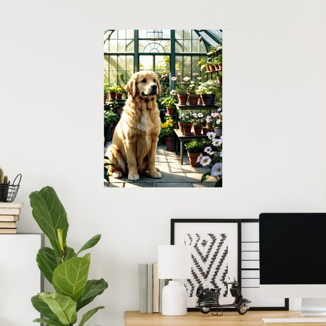 Golden Moment Garden Delight Poster (Hemmakontoret)