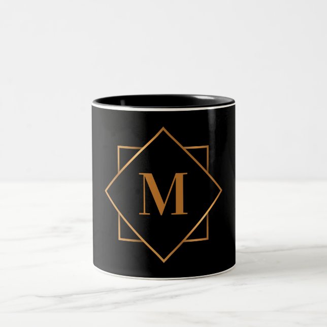 Golden Monogram Två-Tonad Mugg (Center)
