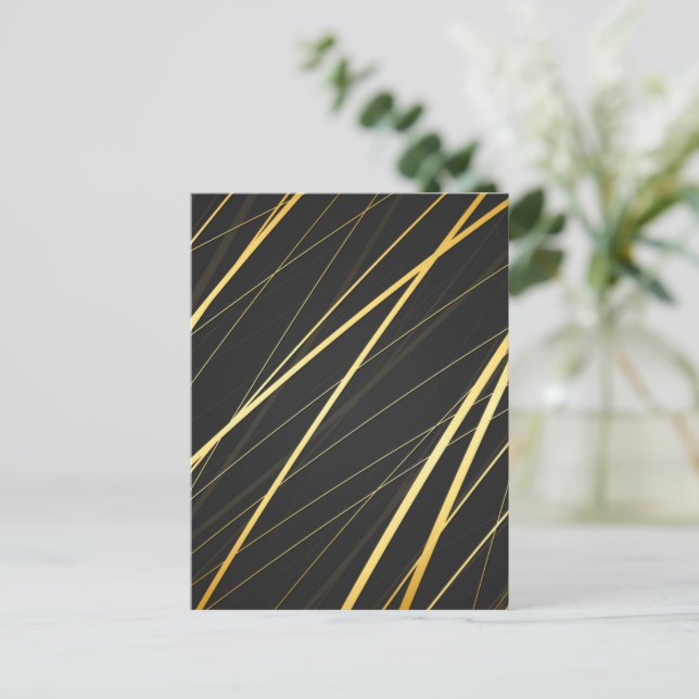 Golden Mönster 1 Vykort (Stående Fram)