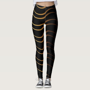 Golden Mönster 4 Leggings