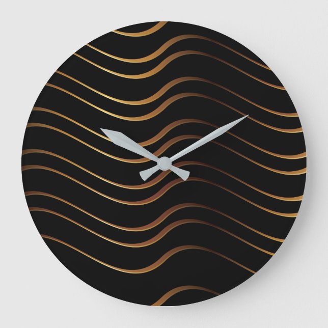 Golden Mönster 4 Stor Klocka (Framsida)