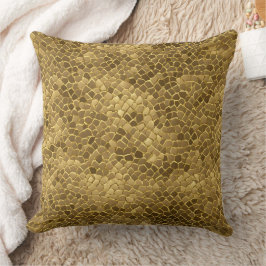 Golden Mönster AI art Kudde