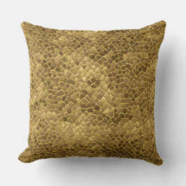 Golden Mönster AI art Kudde