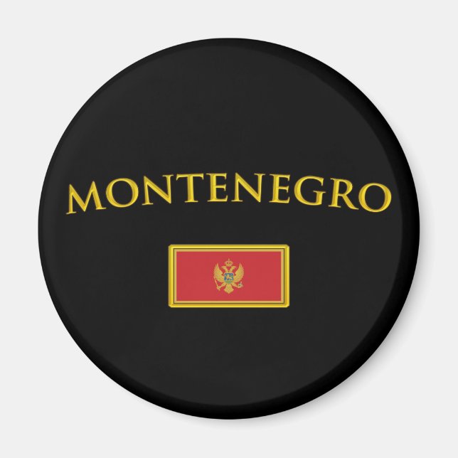 Golden Montenegro Magnet (Framsidan)