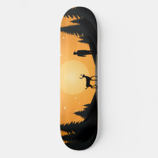 Golden Moonlight Serenity Mini Skateboard Bräda 18,5 Cm