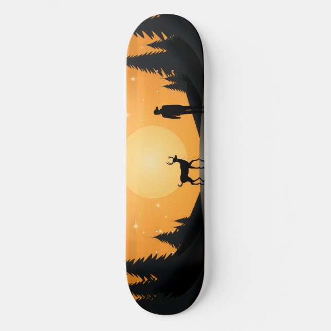 Golden Moonlight Serenity Mini Skateboard Bräda 18,5 Cm (Framsida)