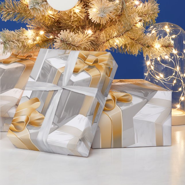 Golden Morning Gifts Wrapping Paper Presentpapper (Helgdagar)