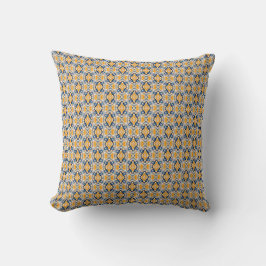 Golden Moroccan Mönster Pillow Kudde