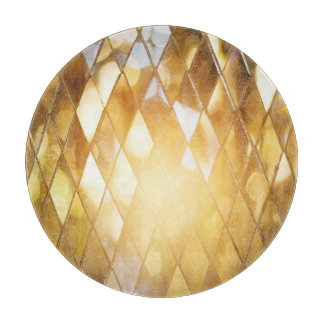 Golden Mosaic: Shining Glass Effect.