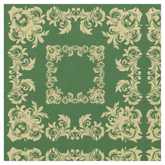 Golden Moss Tyg (Närbild)