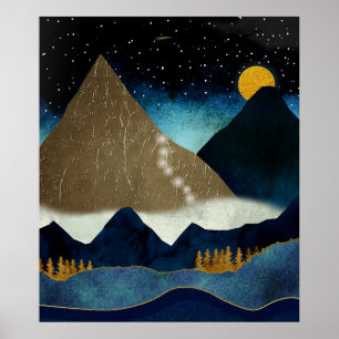 Golden Mountain Klibers Poster
