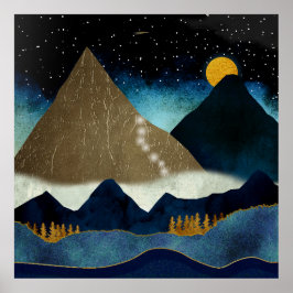 Golden Mountain Klibers Poster