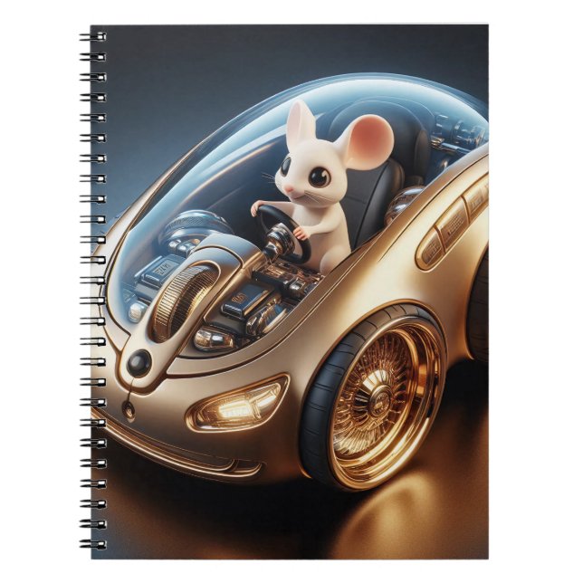 Golden Mouse-Mobile: Lite Mouse Uppdrag Anteckningsbok (Framsidan)