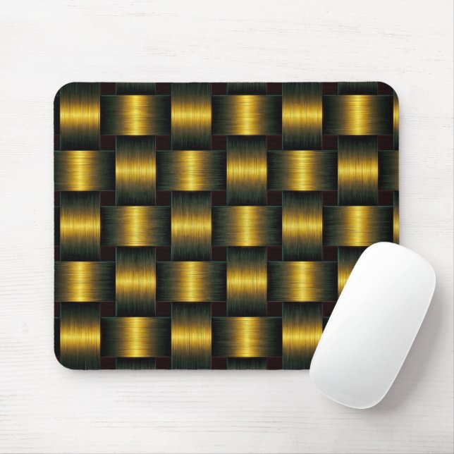 Golden Mouse Pad Guld Lattice Musmatta (Med mus)