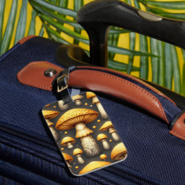 Golden Mushrooms Bagagebricka