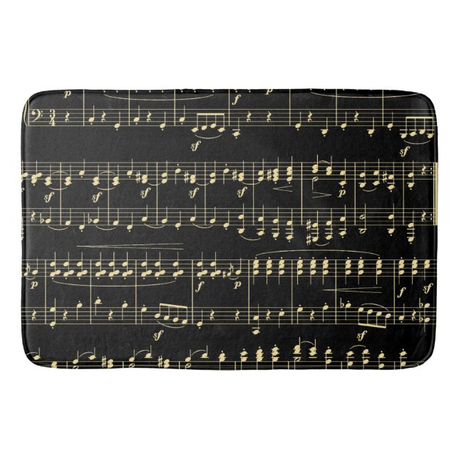 Golden Music på Black Badrumsmatta (Framsidan)