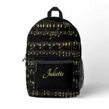 Golden Music på Black Script Namn Front