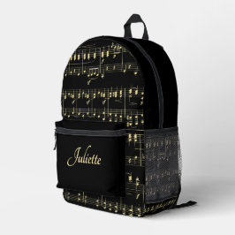 Golden Music på Black Script Namn Front