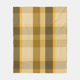 Golden Mustard & Beige Play Fleece Blanket