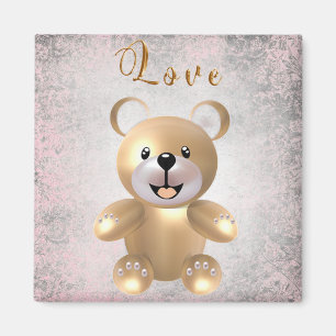 Golden Nalle 2 Magnet