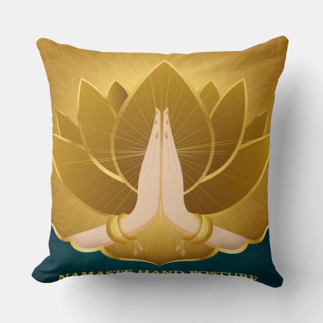 Golden Namaste Pillow Kudde (Framsida)
