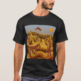 Golden Native America T Shirt