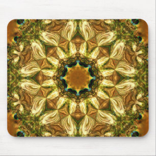 Golden Nature Mandala Mousepad Musmatta