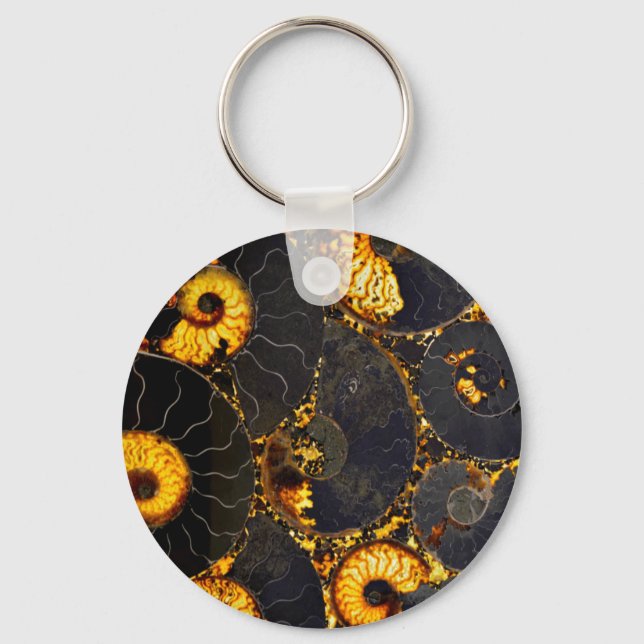 Golden Nautilus Nyckelring (Framsida)