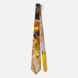 Golden Navy Abstract Metal Textures Slips
