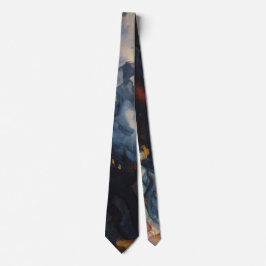 Golden Navy Abstract Textures Slips