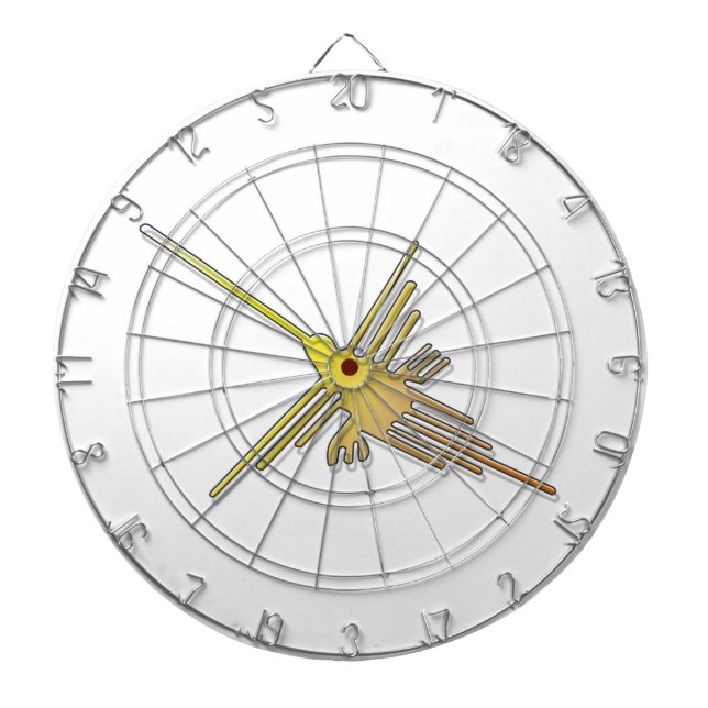 Golden Nazca Linjer Hummingbird Piltavla (Framsidan)