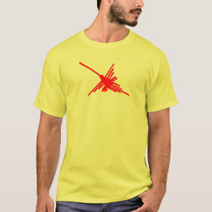 Golden Nazca Linjer Hummingbird T Shirt