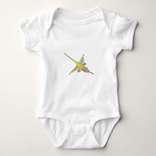 Golden Nazca Linjer Hummingbird T-shirt