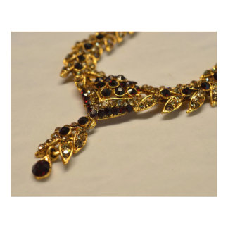 Golden Necklace Fototryck