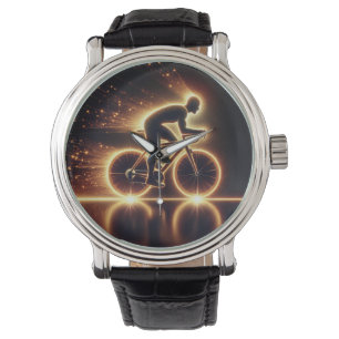 Golden Neon Bicycle Armbandsur
