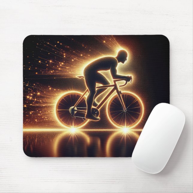 Golden Neon Cyclist Musmatta (Med mus)